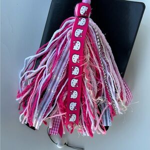Hello Kitty Pink and White Tassel Bookmark Reading Accessory